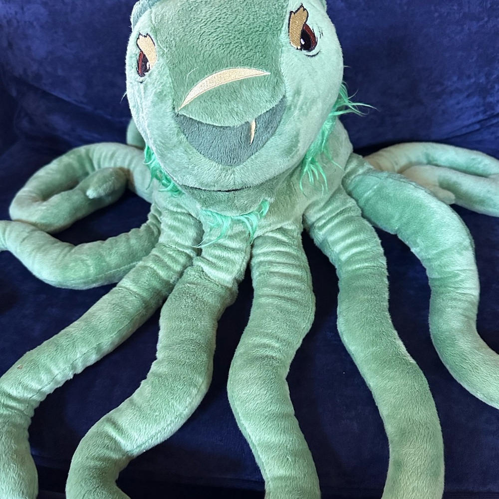 Green Plush Octopus Toy